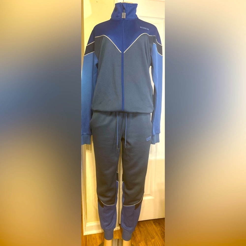 *SALE*Puma Blue Tracksuit Set: MCS Tracksuit “87”…Skinny LegJogger-Used